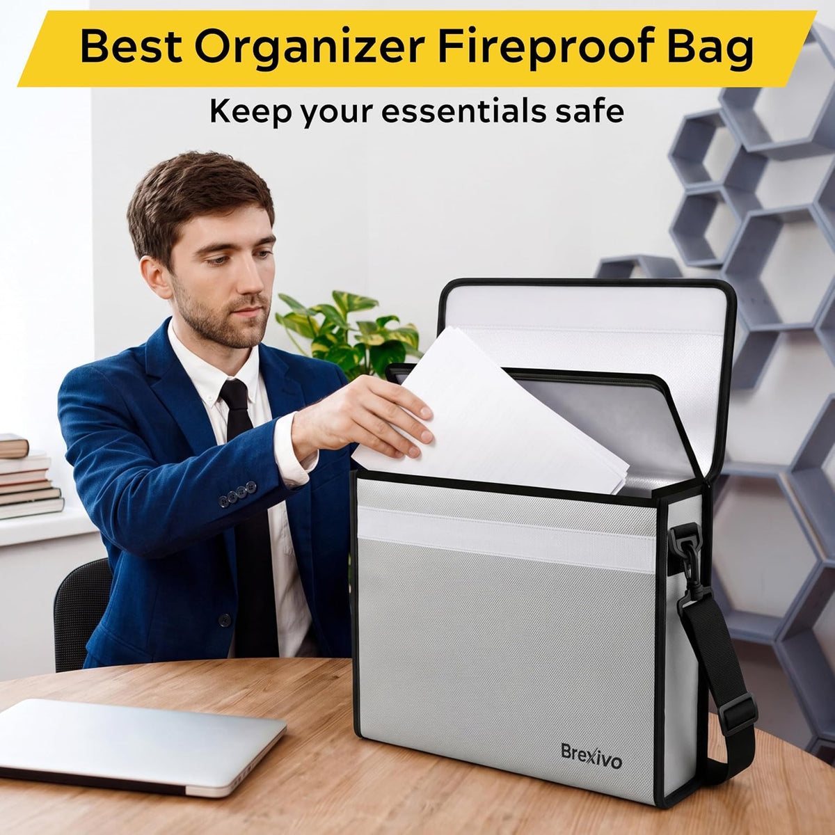 Fireproof Document Bag - Fireproof Box [Thermal Insulated] Fireproof Safety