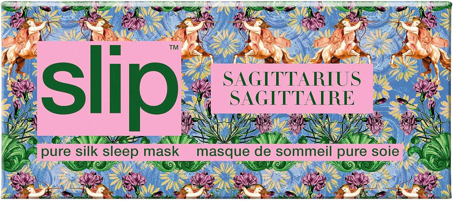 slip Pure Silk Sleep Mask - 100% Mulberry Silk, Ultra Soft & Comfortable, Blocks Light for Restful Sleep| Adjustable Strap for Perfect Fit, Gentle on Skin & Hair (Black - 1 Count Pack of 1)