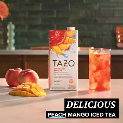TAZO Skinny Chai Latte Concentrate, 32 oz Cartons, 2-Pack
