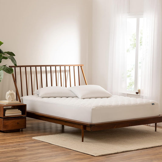 Serta Power Clean Triple Action Waterproof Mattress Pad, Full