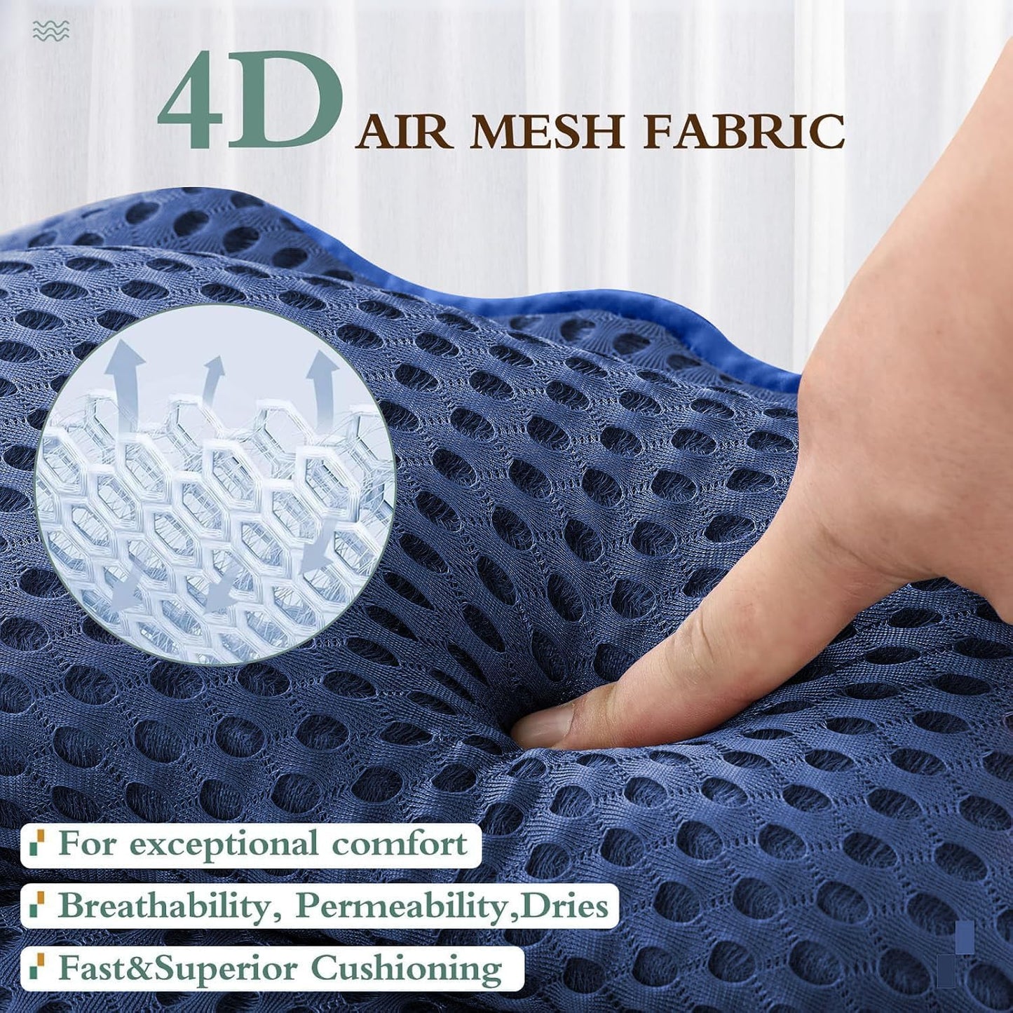 Bath Pillow RUVINCE Ergonomic Luxury Bathtub Pillow with Head,Neck, Shoulder and Back Support, 4D Bath Pillows for tub with 6 Powerful Suction Cups, Fits All Bathtub
