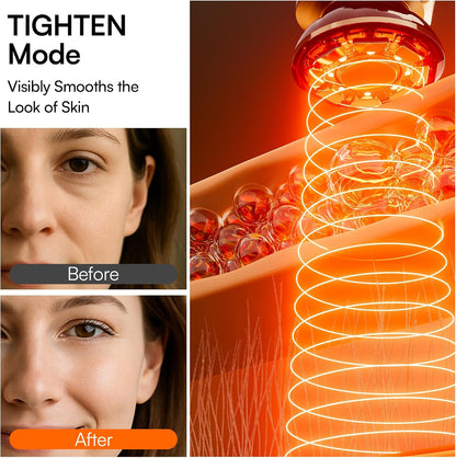 INIA FLARE 3-in-1 Red Light Therapy Beauty Device for Face & Neck White