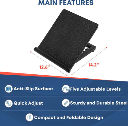Stretching Strap with Loops - Non Elastic Stretch Band for Physical Therapy, Yoga Strap for Stretching Equipment, Stretch Bands for Exercise and Flexibility - Fascia, Hamstring & Leg Stretcher Belt