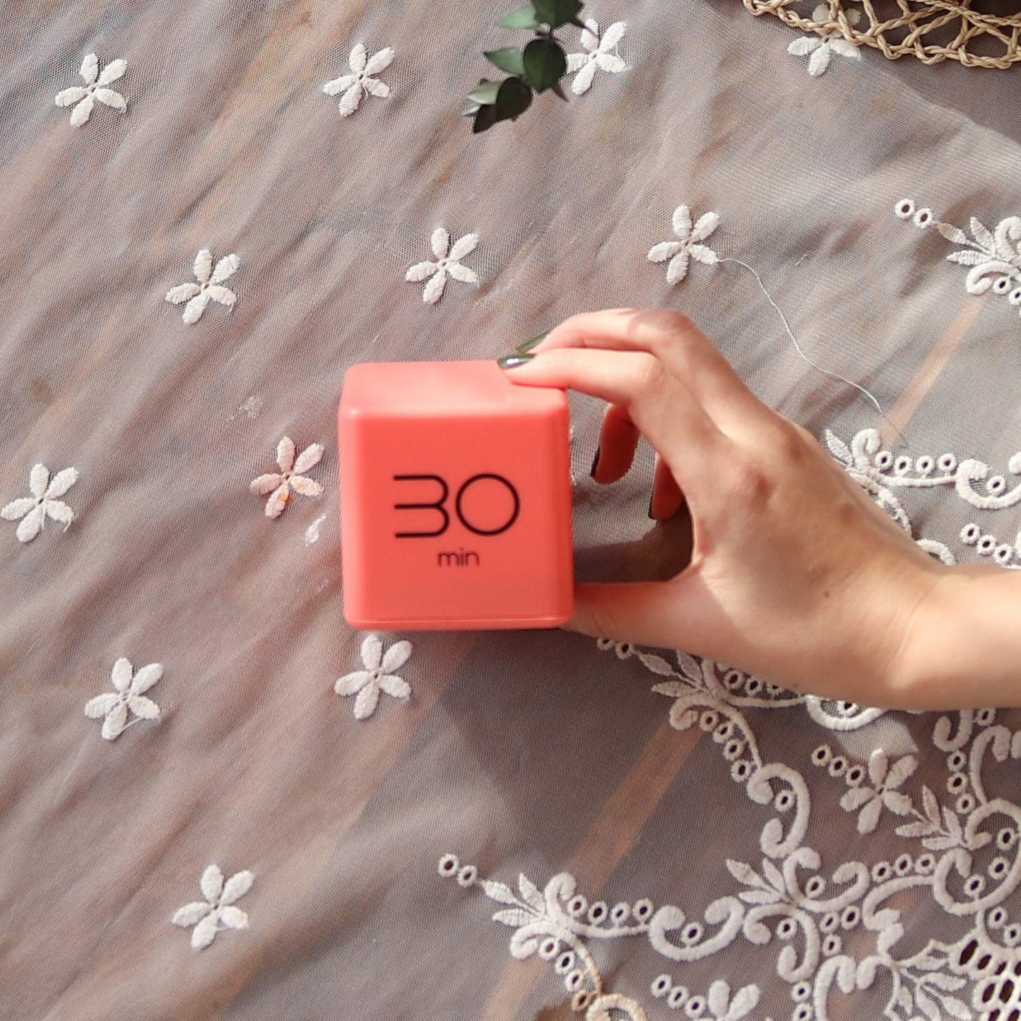 mooas Cube Timer, Flip, Block, Productivity, Time Management (Mint)