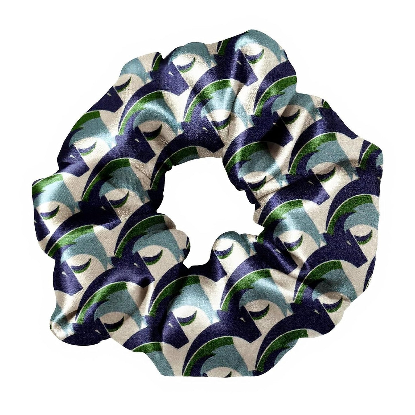 LILYSILK Silk Hair Scrunchies / Ties for Frizz & Breakage Prevention, 100% Mulberry, No Damage, Elastic ponytail Holders, 1Pc, Coffee - Colors B