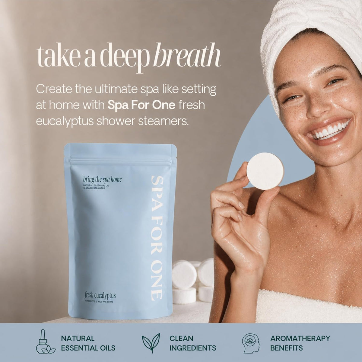 Shower Steamers Aromatherapy, Self Care Gifts - Variety 6 Pack