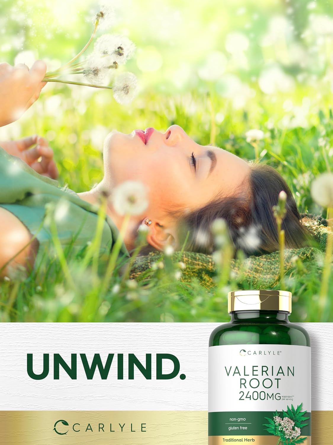 Carlyle Valerian Root Extract Supplement | 240 Capsules