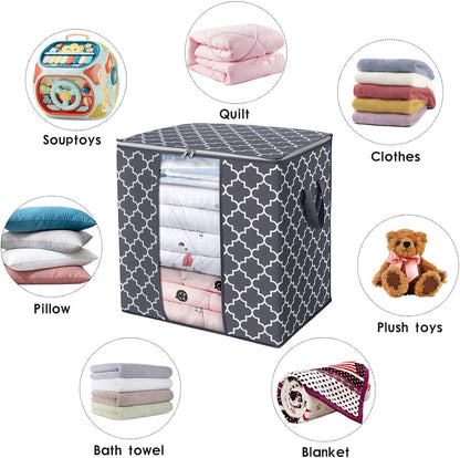 Storage Bags 3 Pack 100L Clothes Organization and Storage Containers