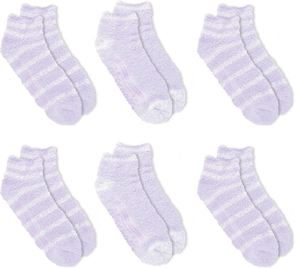 Dr. Scholl's Womens Low Cut Soothing Spa - Lavender & Vitamin E Infused 2 3 Pair Packs Bottom Grippers Sock, Blue, Pink/Blue, 4-10 US