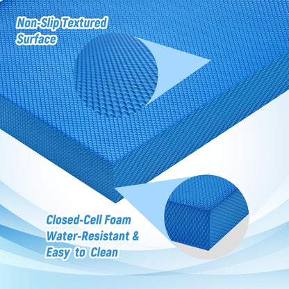 High-Density Balance Pad for Exercise,Non-Slip Foam Mat for Pilates, Fitness,Yoga, Core Training Physical Therapy, Knee Pad for Floor