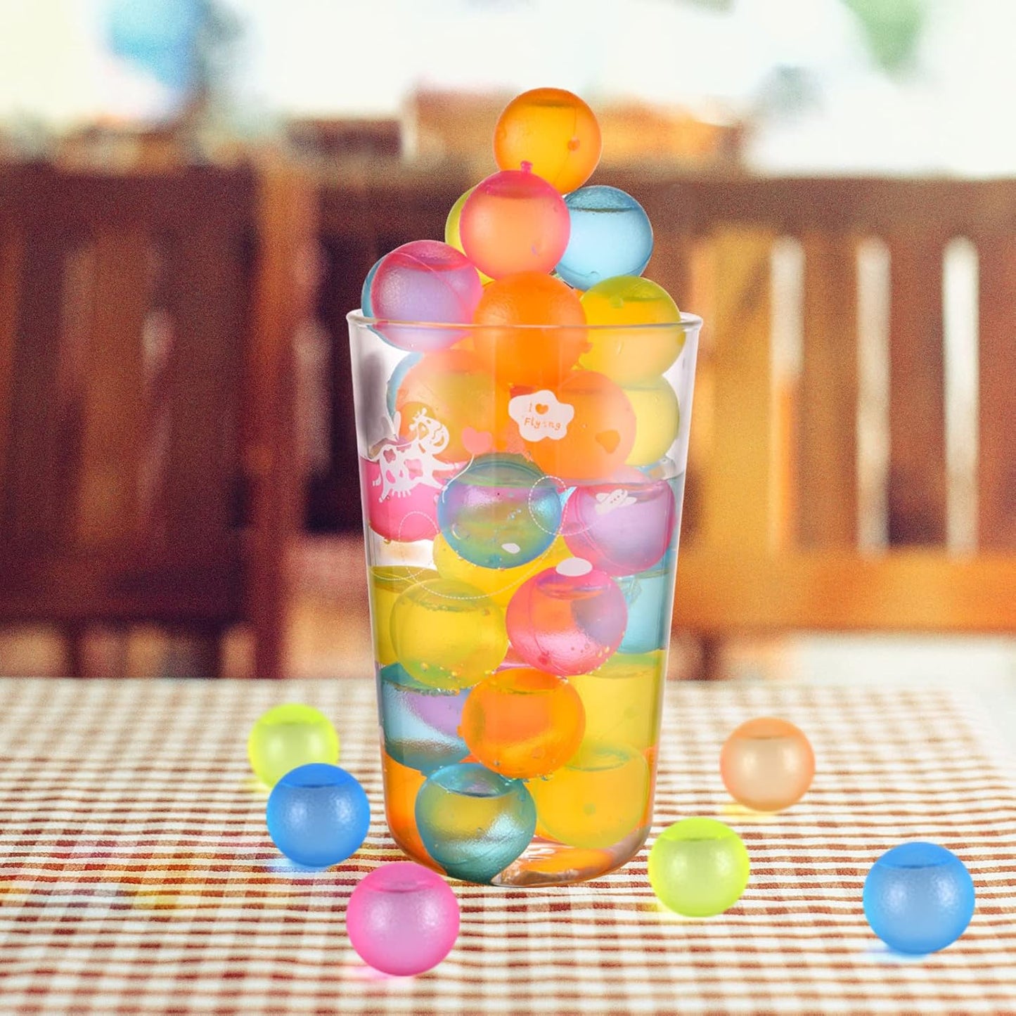 360 Pack Reusable Ice Cubes Refreezable Ice Cubes Without Diluting Reusable Ice Cubes for Drinks Large Pack Ice Cube Frozen BPA Free for Party Bars Ice Bath Camping