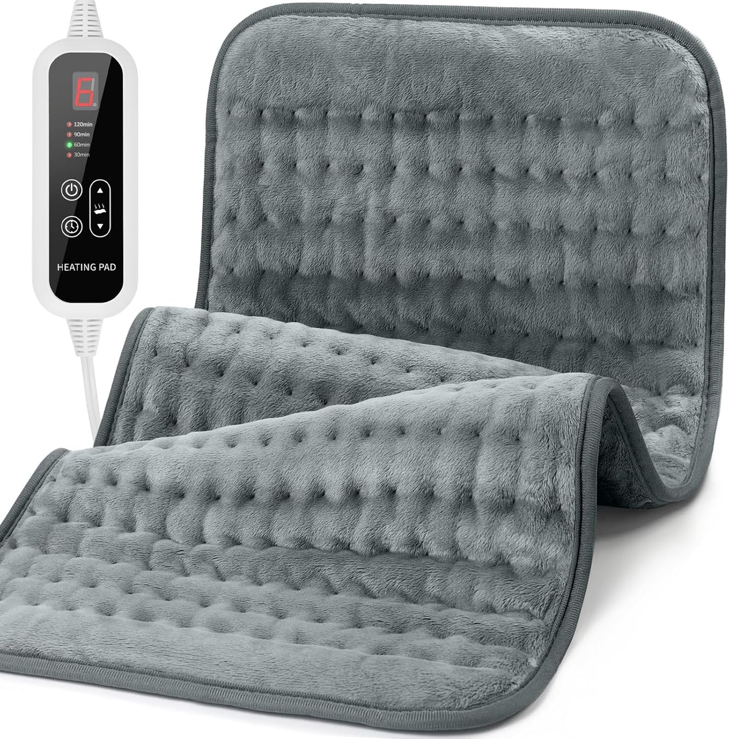 Extra Large Heating Pad for Back Pain Relief - 33"x17"Electric Heating Pad