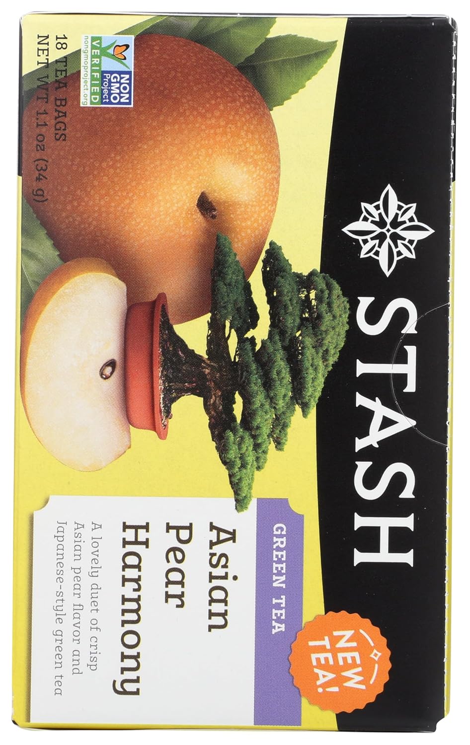 Asian Pear Harmony GreenTea Stash Tea 18 Bag
