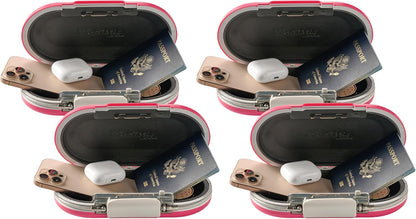 Master Lock Small Travel Safe with Cable, Gray Combination Lock Box, 5900D