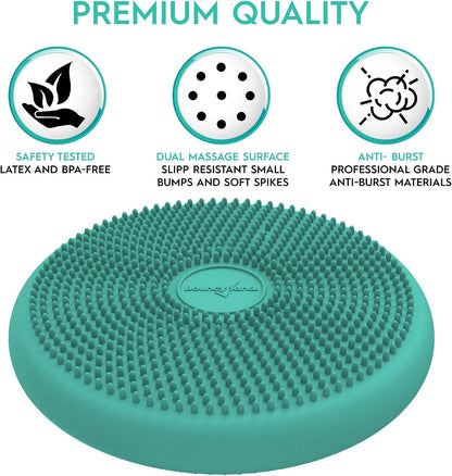Bouncyband – Wiggle Seat – Purple, 13” D – Large Sensory Cushion for Kids