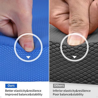 Balance Pad 19.8 * 15.7 * 2.4",XL Balance Pad for Physical Therapy,Extra Large Foam Balance Board Stability Pad for Rehabilitation Core Training Stretching Mobility