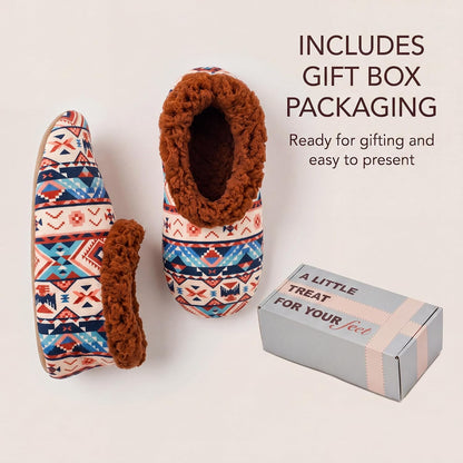 Cozylook Fuzzy Slippers for Women Indoor Soft Sole Slipper Socks