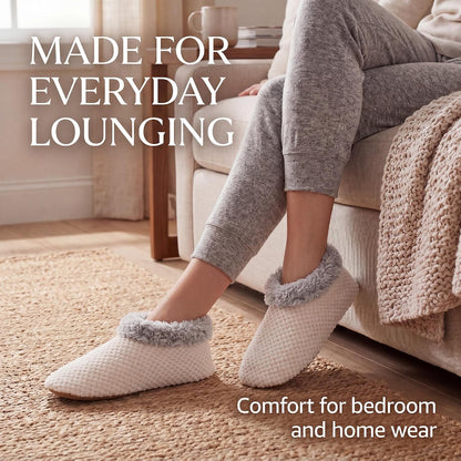Cozylook Fuzzy Slippers for Women Indoor Soft Sole Slipper Socks