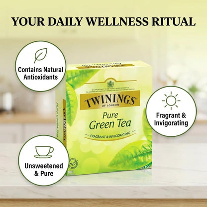 Twinings Tea – All Natural, Pure Green Tea Bags – 100 Count