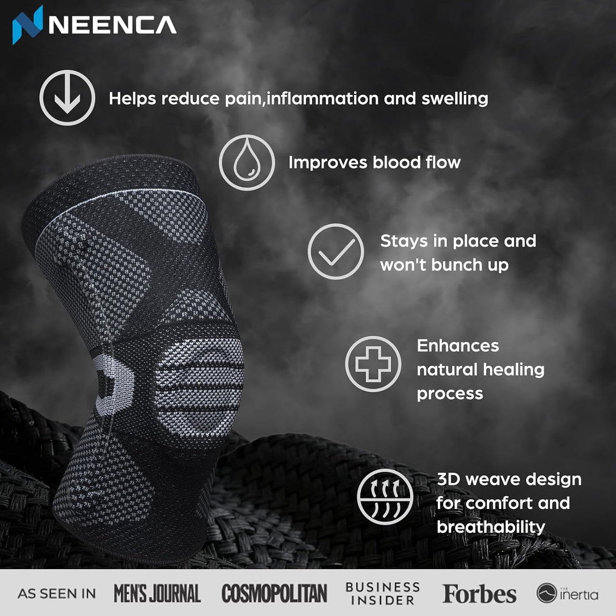 NEENCA Professional Knee Brace, Medical Knee Support for Women & Men Relief