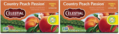 Celestial Seasonings Chamomile Tea Bags - Honey Vanilla Herbal Tea, Caffeine Free, 20 Bags Per Box (Pack of 6)