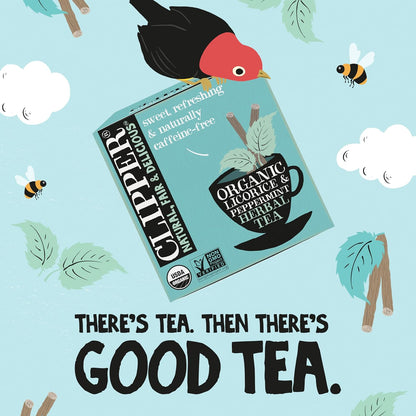 Clipper Tea Snore and Peace Chamomile & Lavender Herbal Tea – Caffeine Free, USDA Organic, Great Hot or Iced – Comfortingly Floral, Natural, Fair & Delicious – 50 Tea Bags