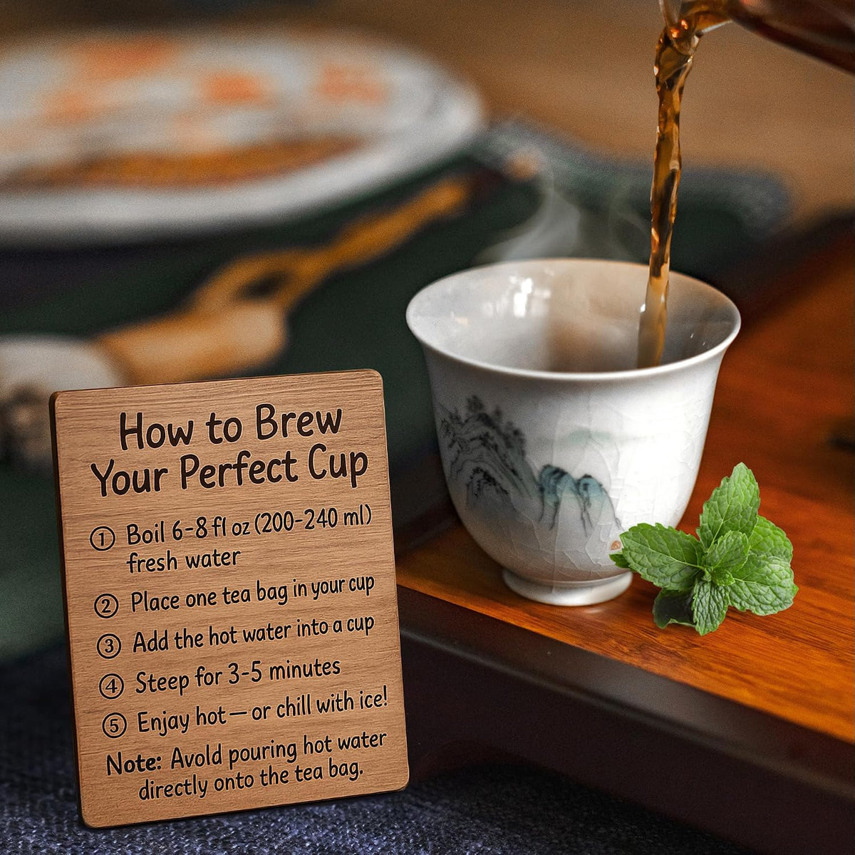 Lavitali, Spearmint Leaves Tea Bag | 120 bags, 100% Pure Herbal Tea | Caffeine-Free, Antioxidant-Rich, Eco-Friendly Filter Bag | Daily Natural Botanical, Hot or Iced Herbal Infusion