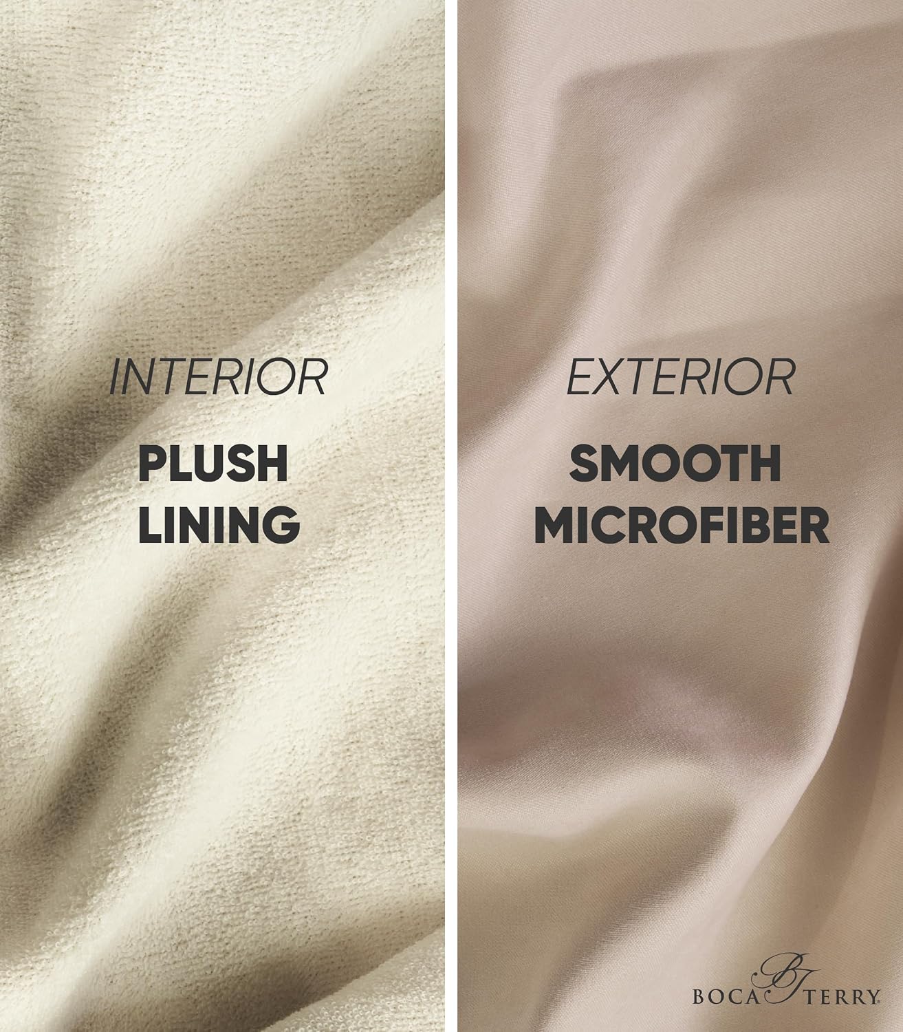 Women's Microfiber Robe by BOCA - Luxury Hotel Bathrobe, Long Spa Robes for Women - Generous Sizing