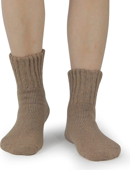 BenSorts Women's Winter Boots Socks Thick Warm Cozy Crew Socks Solid Color Gifts