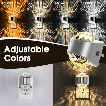 Briignite Night Light,Night Lights Plug into Wall,LED Projector Night Light