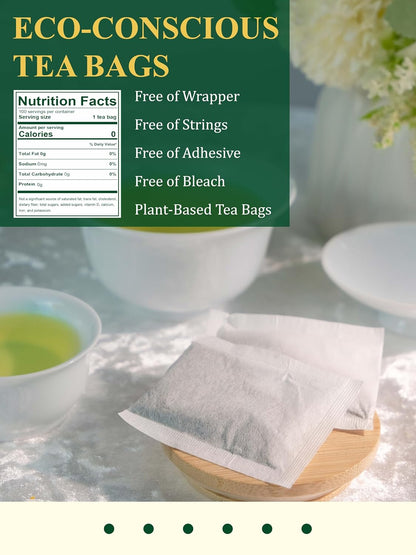 GLDNT Organic Sencha Tea Bags, Pure Sencha Green Tea, Smooth Flavor, 100ct
