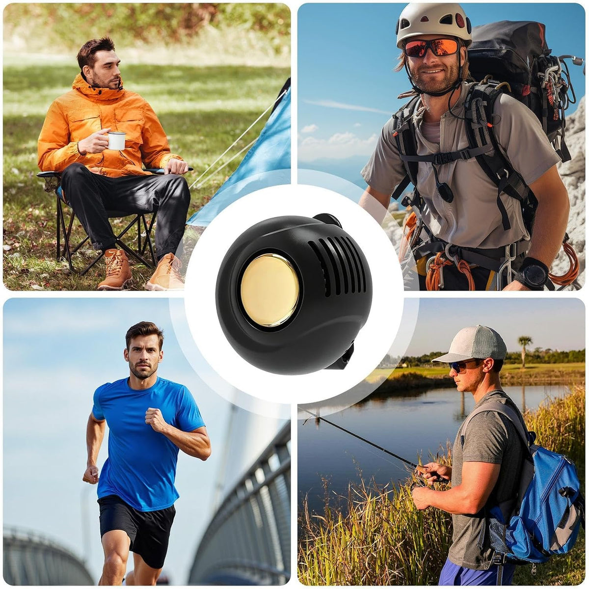 Clip on Fan Quiet 3-Speed 360 Adjustable Mini