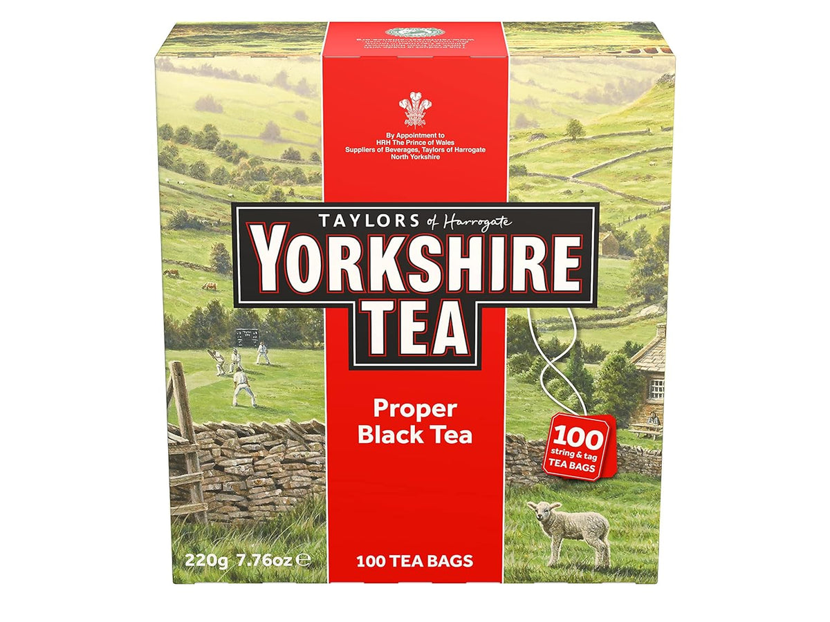 Yorkshire Tea, Red, Black Tea Bags, 100ct (Pack of 1)