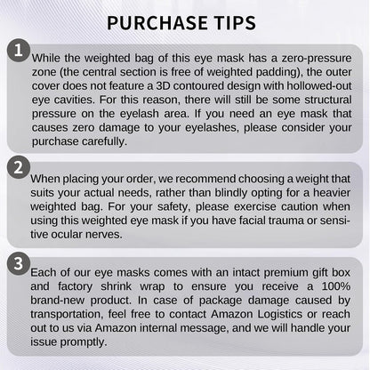 Lyocell Weighted Sleep Eye Mask for Women Men, 5.3oz & 7oz, Cooling, Removable Washable Weighted Bag, Light Blocking Eye Cover, Soft Eye Shade for Travel Essentials, Office Naps, Gift,Purple