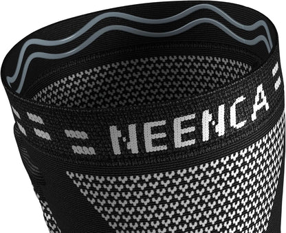 NEENCA Professional Knee Brace for Pain Relief, Medical Knee Support with Patella Pad & Side Stabilizers, Compression Knee Sleeve for Meniscus Tear, ACL, Joint Pain, Runner, Workout (Black, Medium)