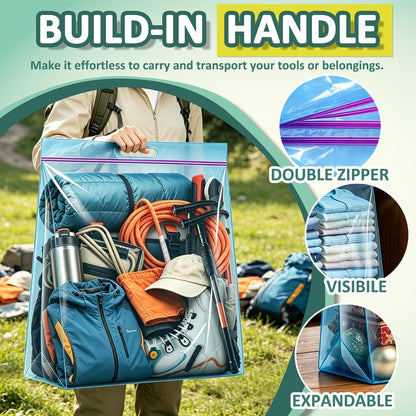 25 Gallon Storage Bags with Handles