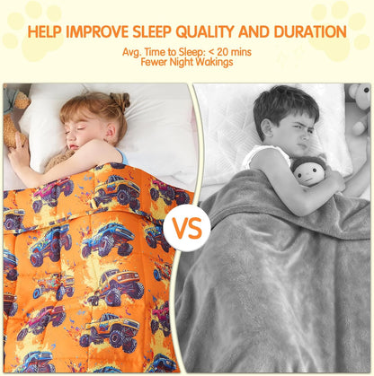 yescool Weighted Lap Pad 2 Pounds Weighted Lap Blanket, Space Plane Small Weighted Blanket, Weighted Throw Blanket Gifts for Travel Indoor Outdoor, 20"x30"