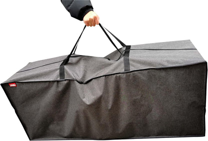 Outdoor Square Cushion/Cover Storage Bag, Protective Zippered Storage Bags with Handles, 32''L x 32''W x 24''H Black
