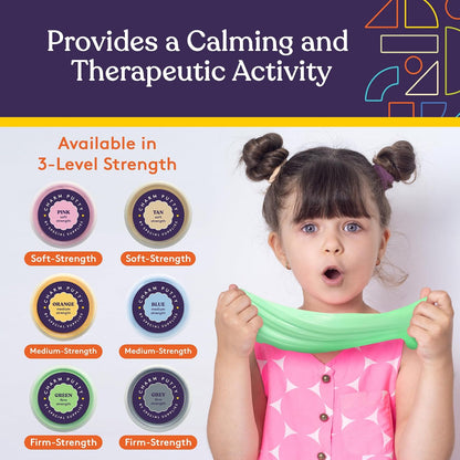 Special Supplies Sensory Therapy Putty for Kids and Adults with Cute Charms, Resistive Hand Exercise Stress Relief Therapy Putty (Farm)