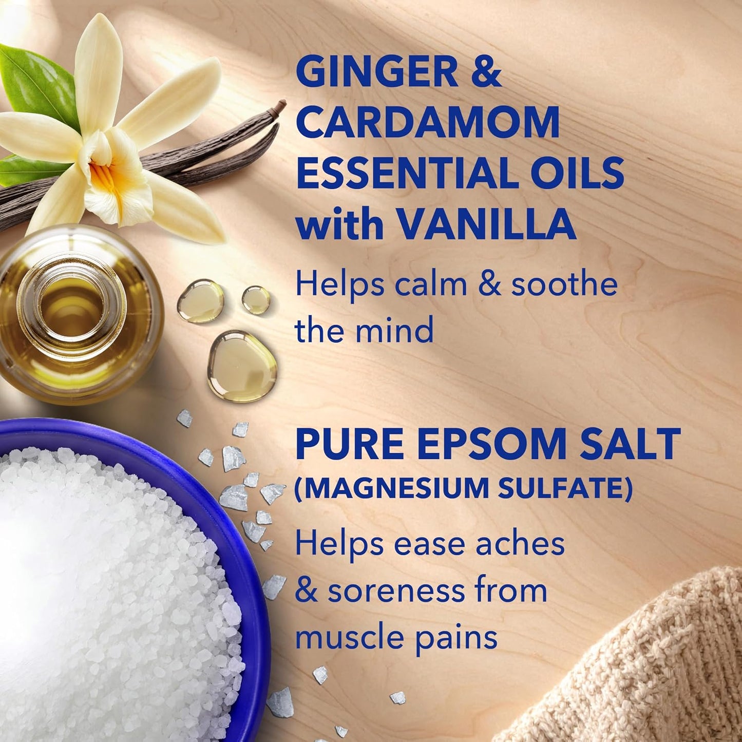Dr Teal's Pure Epsom Magnesium Salt Soak, Soothe & Sleep with Lavender, 3 lb (Pack of 4)
