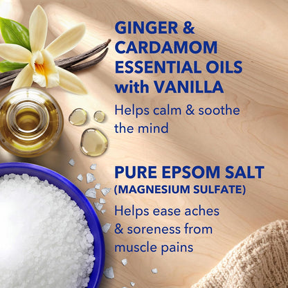 Dr Teal's Pure Epsom Magnesium Salt Soak, Soothe & Sleep with Lavender, 3 lb (Pack of 4)