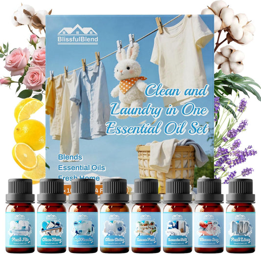Fragrance Essential Oils Set, Essential Oils for Diffuser, for Home, Skin, Candle & Soap Making-Tea Tree, Lavender, Peppermint, Rose and More, with Gift Card for Friend, Teacher, Mom(20×5ml