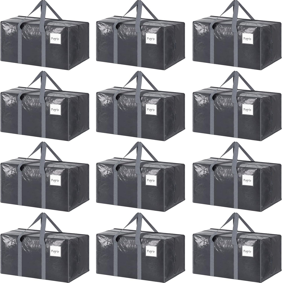 Extra Heavy Duty Large Moving Bags with Strong Zipper, Dark Blue
