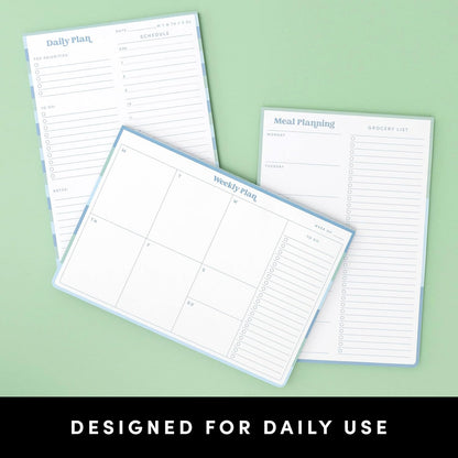 PAPERAGE To Do List Notepad, Daily To Do List Notebook, 60 Double-sided Tear-off Sheets, 1 Pack, 6.5" x 9.5", Undated Daily Planner Checklist for Office, School or Home (Pastel Rainbow Stripe)