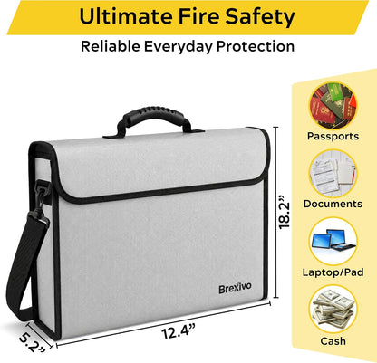 Fireproof Document Bag - Fireproof Box [Thermal Insulated] Fireproof Safety