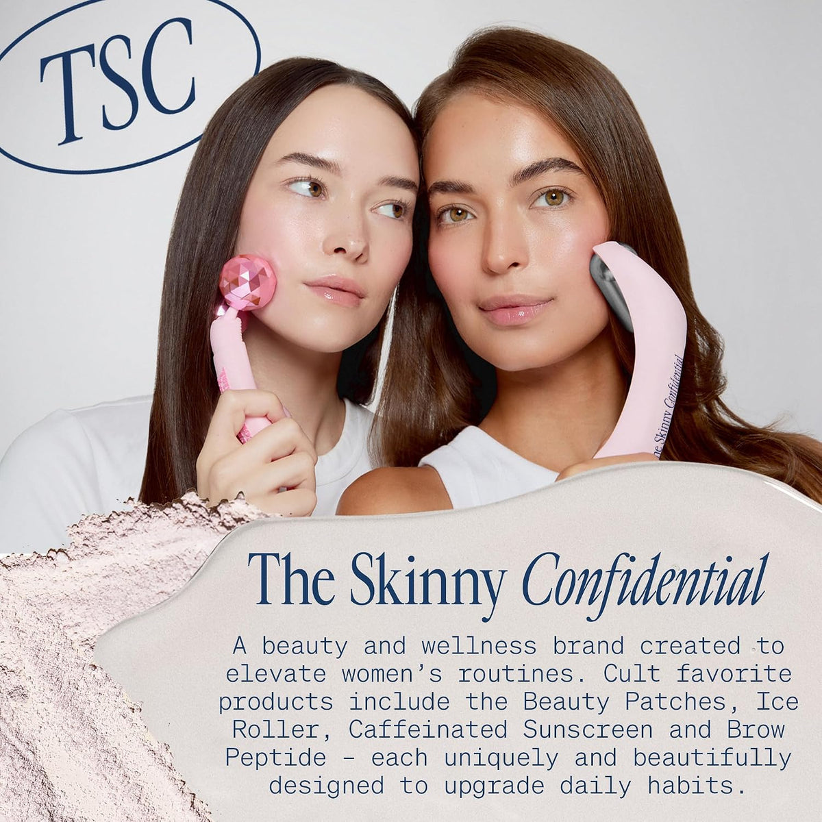 The Skinny Confidential Stainless Steel Ice Roller for Face
