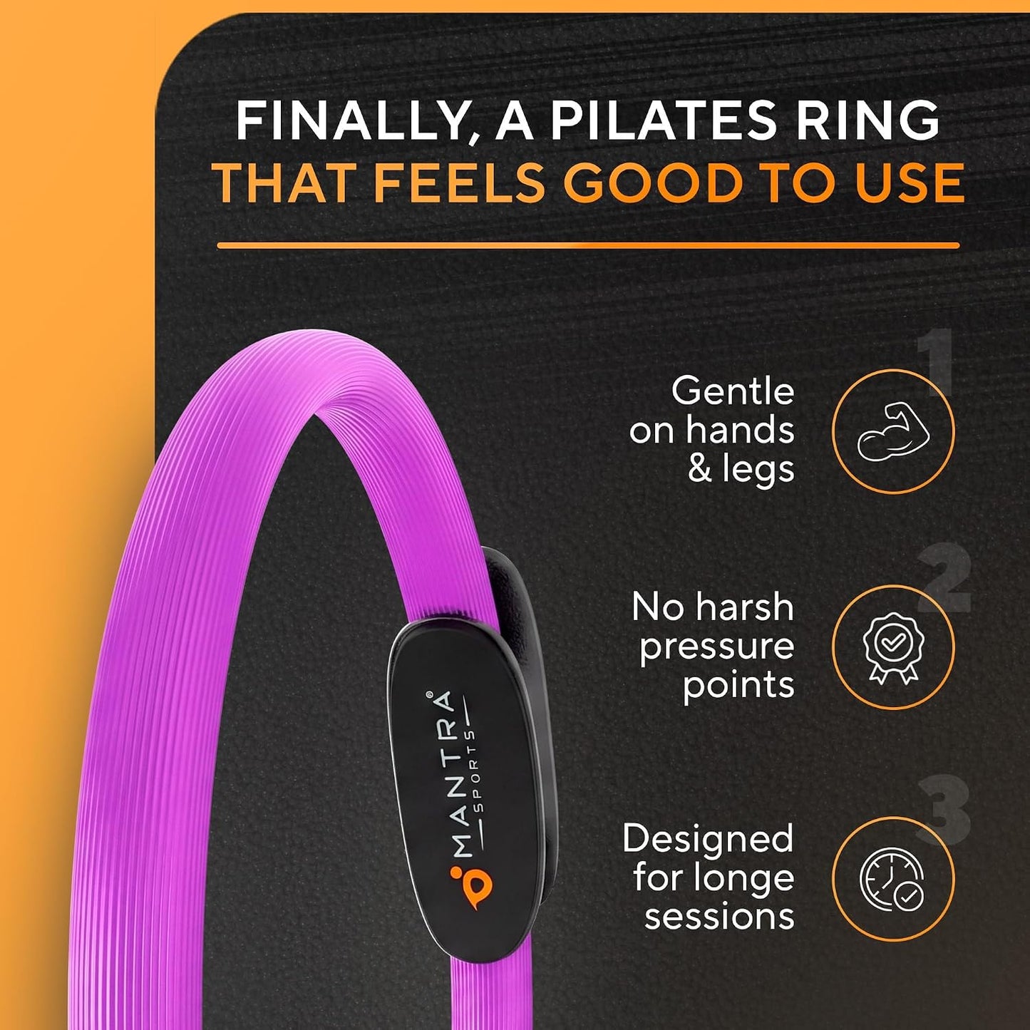 Pilates Ring Circle, Magic Circle Pilates Ring, Inner Thigh Exercise Equipment, Fitness Rings for Women, Thigh Master Inner Thigh Exerciser, Yoga Ring Pilates Equipment for Home Workouts