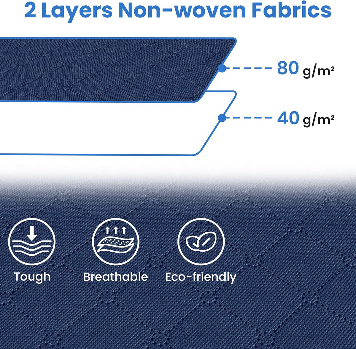 Fab totes Storage Bags for Clothes Blanket Storage Bins with Lids