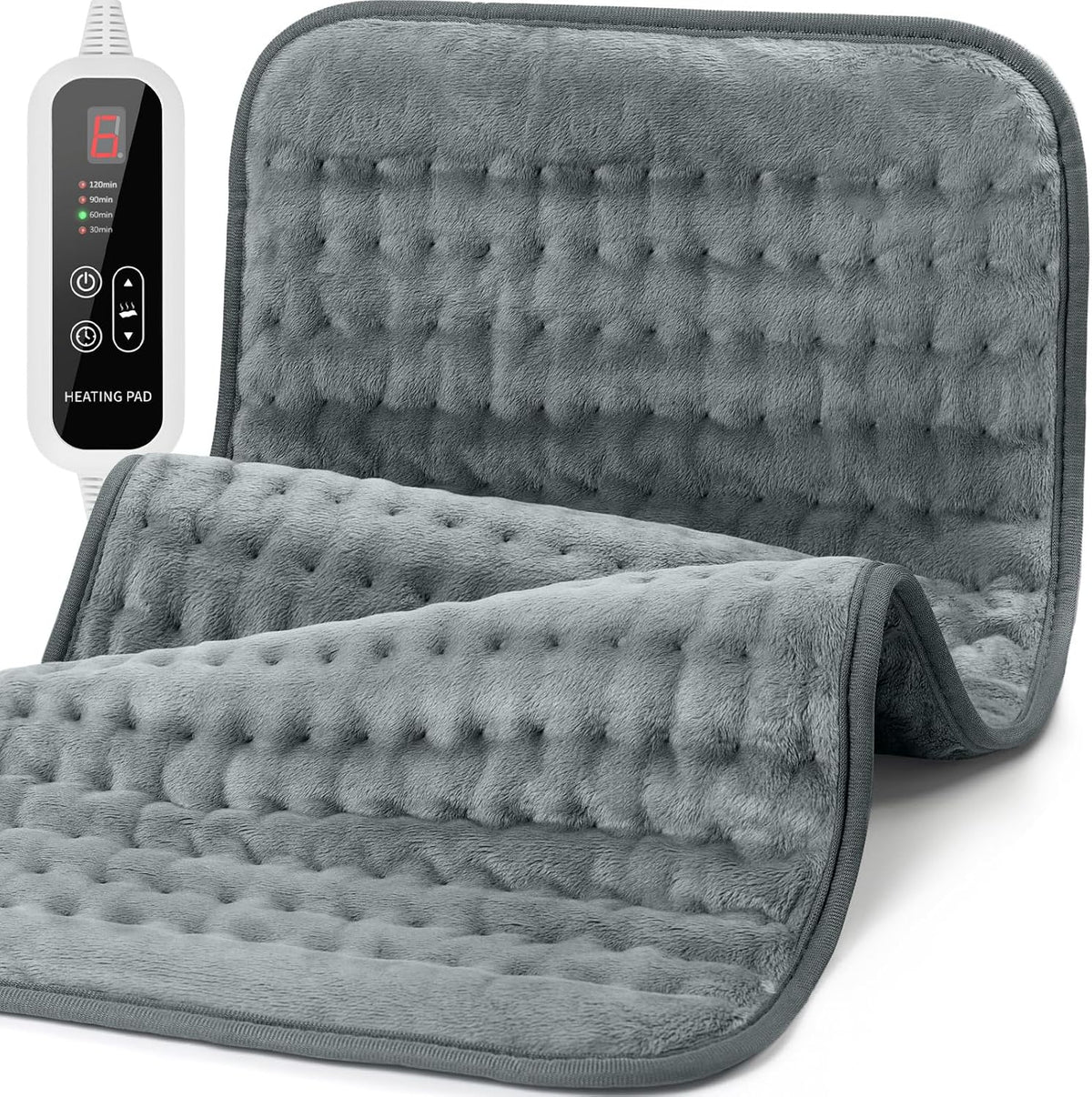 Extra Large Heating Pad for Back Pain Relief - 33"x17"Electric Heating Pad