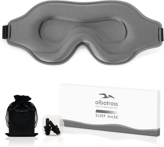 Heated Eye Mask – Warm Compress for Dry Eyes, USB Electric Heating Pad for Stye & Chalazion Eye Treatment, Eye Sleep Mask for Dark Circles and Puffiness Relief (Gray)